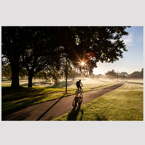 Boy Cycling_Hagley Park, Christchurch