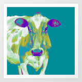 Turquoise Cow